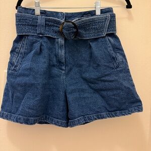 Sézane denim ROME SHORT - size small